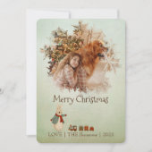 Peter Rabbit Carte de Noël (Devant)