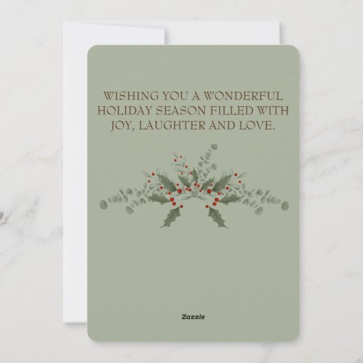 Peter Rabbit Carte de Noël (Dos)