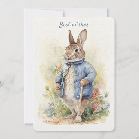 Peter Rabbit Carte de voeux (Devant)