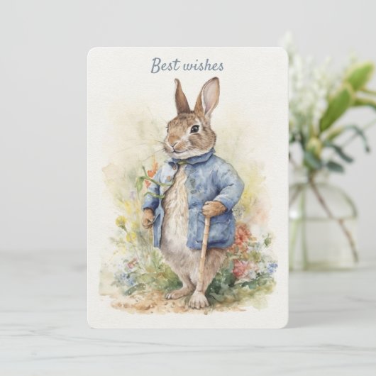 Peter Rabbit Carte de voeux (Debout devant)