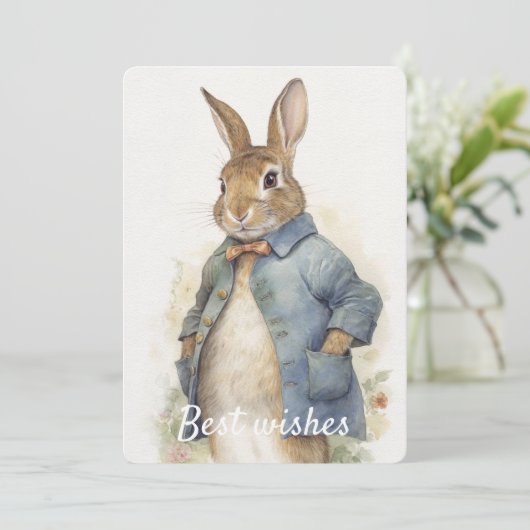 Peter Rabbit Carte de voeux (Debout devant)
