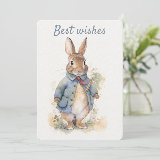Peter Rabbit Carte de voeux (Debout devant)