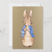 Peter Rabbit dans Gold Invitation (Devant)