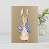Peter Rabbit dans Gold Invitation (Debout devant)