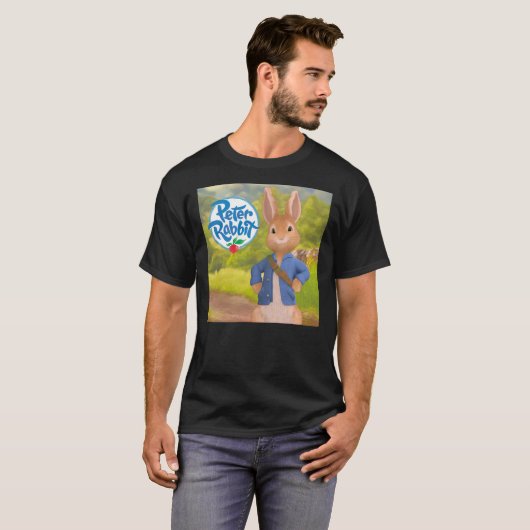 Peter Rabbit Design T-shirt classique (Devant entier)