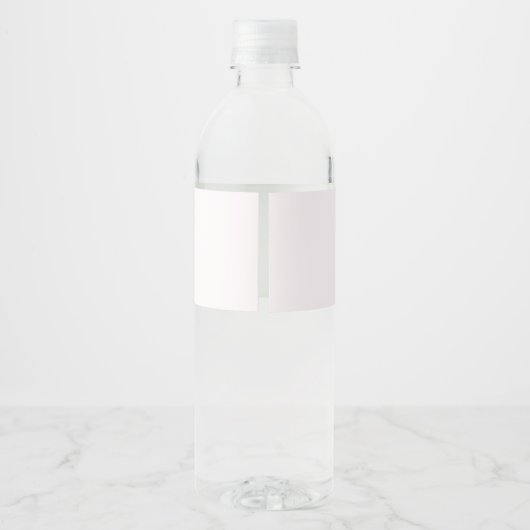 Peter Rabbit | Eerste verjaardag roze Waterfles Etiket (Achterkant)