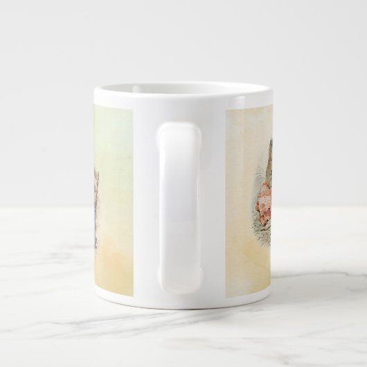 Peter Rabbit en Beniamin Bunny Extra Grote Beker (Achterkant)
