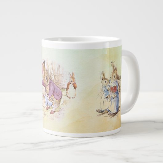 Peter Rabbit en Beniamin Bunny Extra Grote Beker (Voorkant rechts)