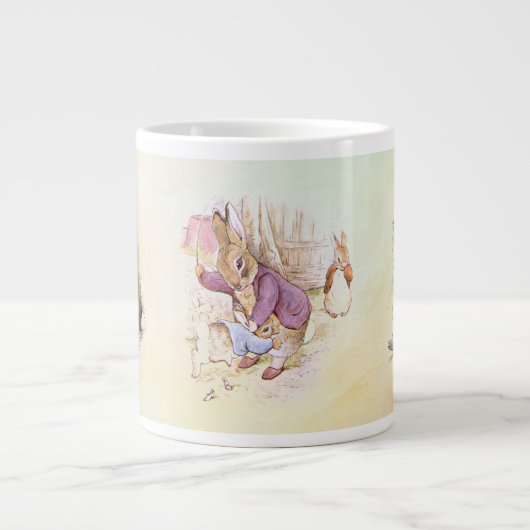 Peter Rabbit en Beniamin Bunny Extra Grote Beker (Voorkant)