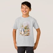 Peter Rabbit en Benjamin Bunny T-Shirt (Voorkant volledig)