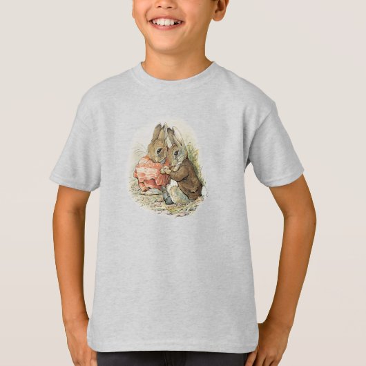 Peter Rabbit en Benjamin Bunny T-Shirt (Voorkant)