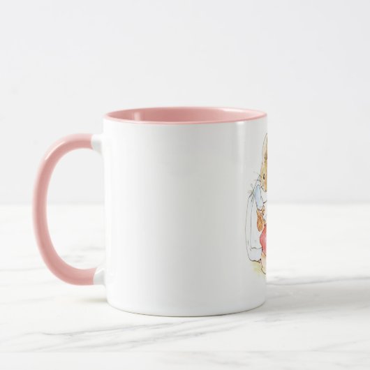 Peter Rabbit en zijn zusters (door Beatrix Potter) Mok (Links)