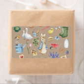 Peter Rabbit étiquette (En situation)