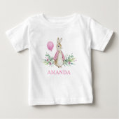 Peter Rabbit fille T-shirt bébé (Devant)