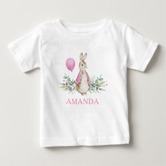 Peter Rabbit fille T-shirt bébé (Devant)