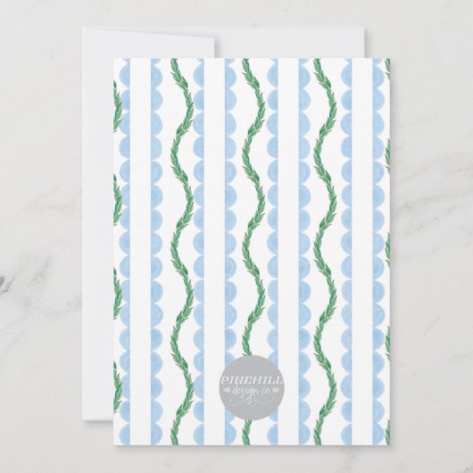 Peter Rabbit First Birthday Party Invitation Kaart (Achterkant)