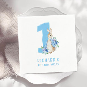 Peter Rabbit First Birthday Servet
