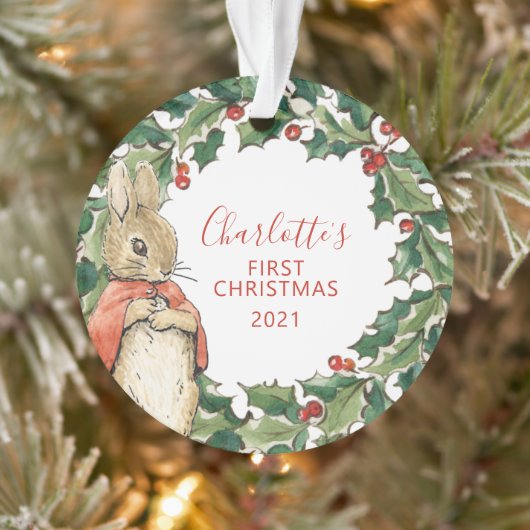 Peter Rabbit - Flopsy | Eerste Kerstdag Ornament (Boom)