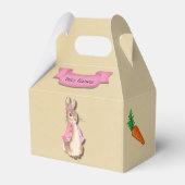 Peter Rabbit Flopsy Roze Meisje Baby shower Bedankdoosjes (Voorkant Zijde)
