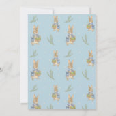 Peter Rabbit Foto Geboorte Aankondiging (Achterkant)