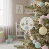 Peter Rabbit Garden Baby Shower Keepsake Keramisch Ornament