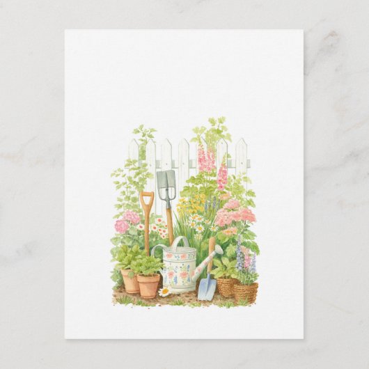 Peter Rabbit Garden Baby shower spel Informatiekaartje (Achterkant)