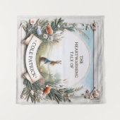 Peter Rabbit in de tuin Wandkleed (Voorkant (horizontaal))