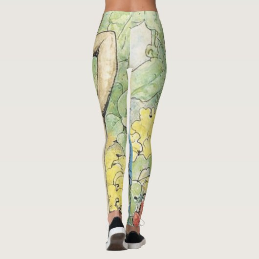 Peter Rabbit in the Garden - Beatrix Potter Leggings (Achterkant)