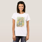 Peter Rabbit in the Garden - Beatrix Potter T-shirt (Voorkant volledig)