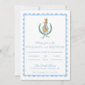 Peter Rabbit Invitation de fête d'anniversaire (Devant)