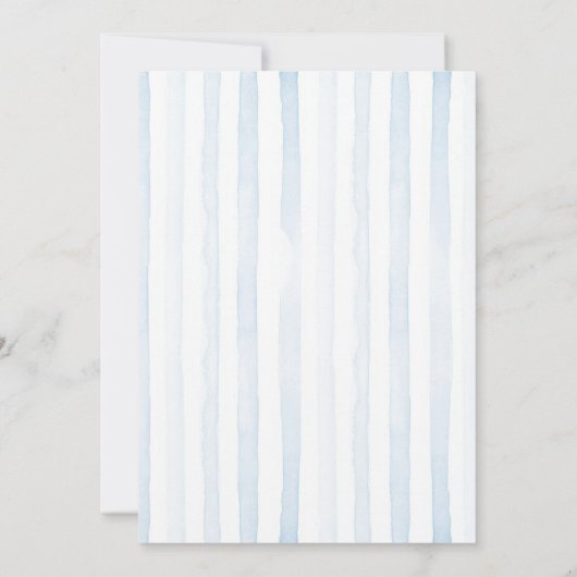 Peter Rabbit Invitation pour le premier anniversai (Dos)