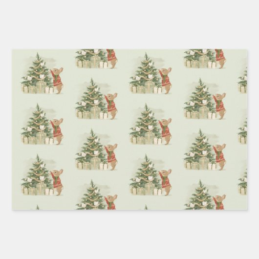 Peter Rabbit kerstboom Inpakpapier Vel (Voorkant 2)