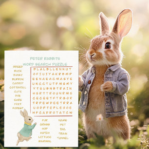 Peter Rabbit Kids Verjaardag & Spel Briefkaart