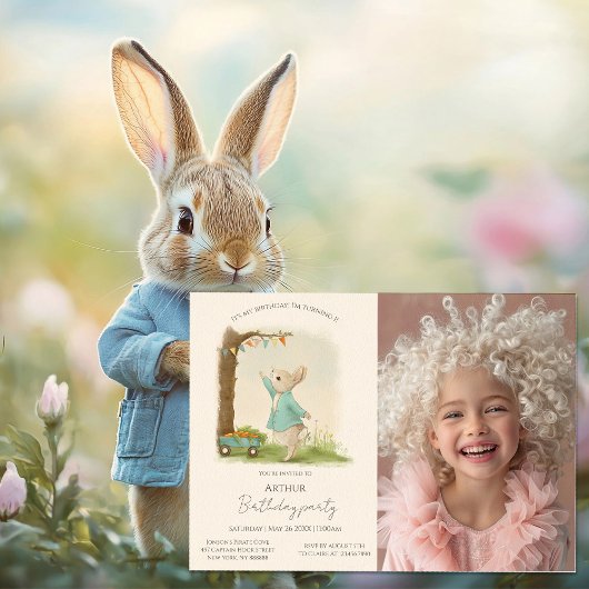 Peter Rabbit Kids Verjaardag & Spel Kaart
