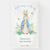 Peter Rabbit Little Bunny Baby shower Spandoek (Verticaal)