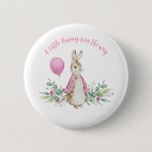 Peter Rabbit Little is onderweg Ronde Button 5,7 Cm (Voorkant)
