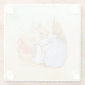 Peter Rabbit (moeder) Glazen Onderzetter (Achterkant)
