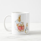 Peter Rabbit Moeder zegt afscheid en stuurt ze naa Koffiemok (Links)