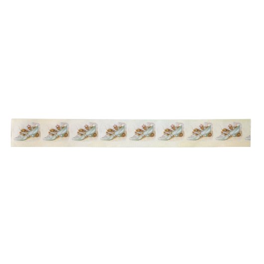 Peter Rabbit (muizen) Satin Ribbon Lint (Voorkant)