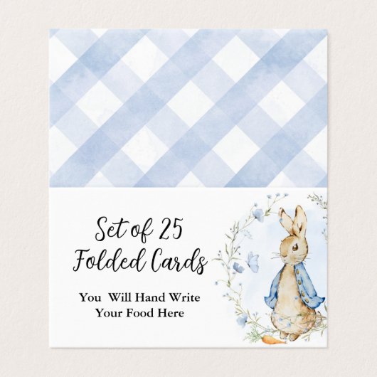 Peter Rabbit Opgevouwen Kaarten (Buitenkant ongevouwen)