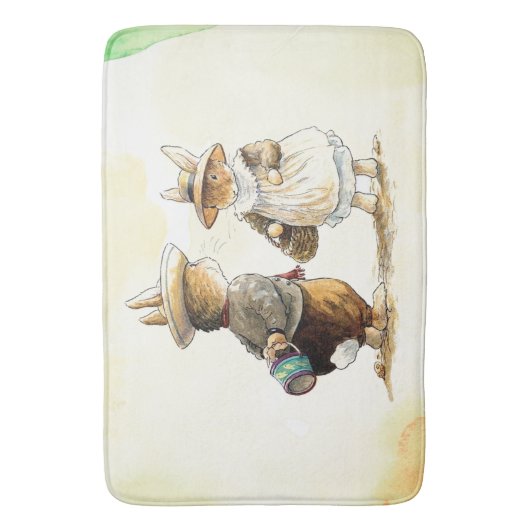 Peter Rabbit (paar) Badmat (Voorkant Verticaal)