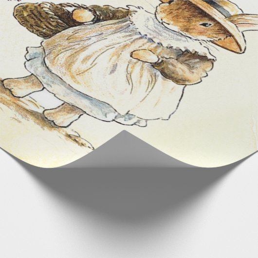 Peter Rabbit (paar) Weefselpapier Cadeaupapier (Hoek)