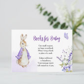 Peter Rabbit Paarse Boeken Voor Baby kaart (Staand voorkant)