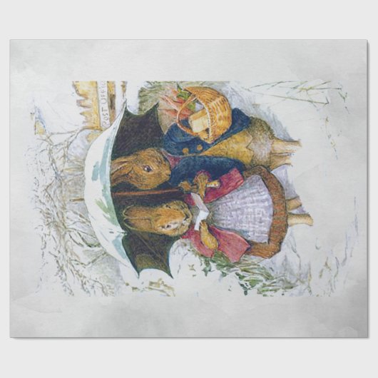 Peter Rabbit (paraplu) Cadeaupapier (Vlak)