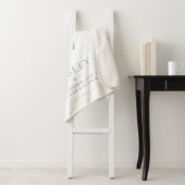 Peter Rabbit | Personalized Letter W Sherpa Deken (In situ)