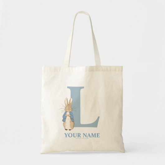 Peter Rabbit personnalisé - Lettre L Sac fourre-to (Devant)