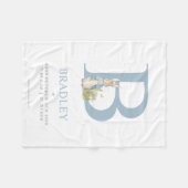 Peter Rabbit | Persoonlijke brief B Fleece Deken (Voorkant (Horizontaal))