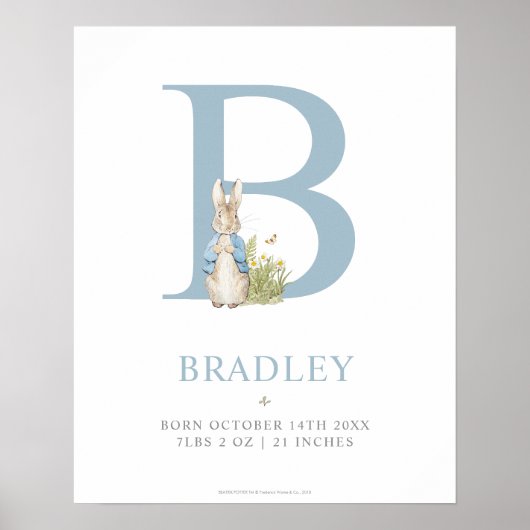 Peter Rabbit | Persoonlijke brief B Poster (Voorkant)