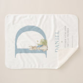 Peter Rabbit | Persoonlijke brief D Sherpa Deken (Voorkant (horizontaal))