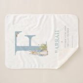 Peter Rabbit | Persoonlijke brief F Sherpa Deken (Voorkant (horizontaal))